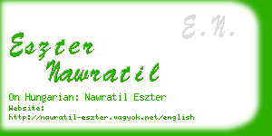 eszter nawratil business card